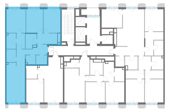 Продажа 3-комнатной квартиры 116,6 м², 7/9 этаж