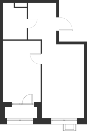 Продажа 1-комнатной квартиры 42,4 м², 4/17 этаж