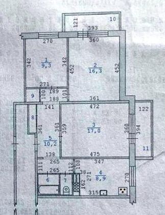 Продажа 3-комнатной квартиры 68 м², 9/16 этаж