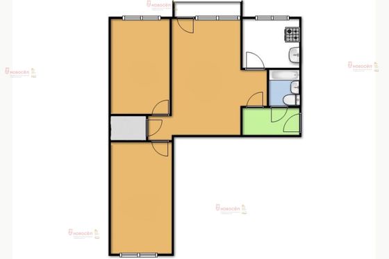 Продажа 3-комнатной квартиры 55 м², 5/5 этаж