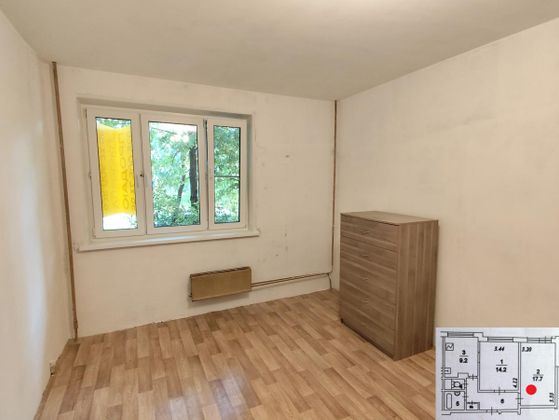 Продажа 2-комнатной квартиры 55 м², 1/17 этаж