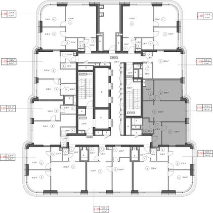 Продажа 2-комнатной квартиры 58,2 м², 36/53 этаж