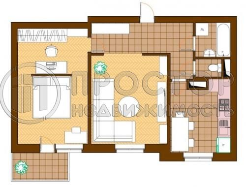 Продажа 2-комнатной квартиры 53,8 м², 14/16 этаж