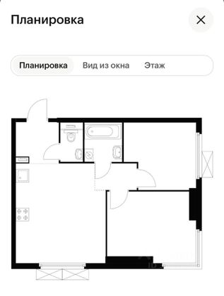 Продажа 2-комнатной квартиры 50,2 м², 16/33 этаж