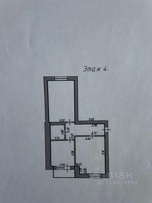 Продажа 2-комнатной квартиры 60 м², 4/5 этаж