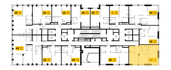 Продажа 3-комнатной квартиры 67,5 м², 22/32 этаж