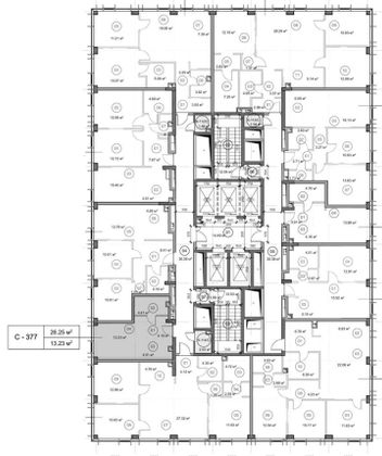 Продажа квартиры-студии 26,3 м², 39/43 этаж