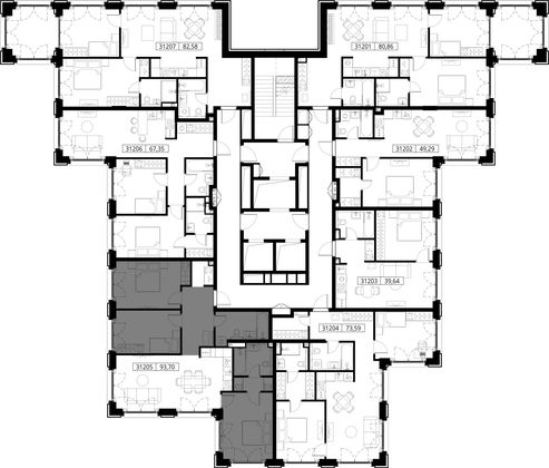 Продажа 3-комнатной квартиры 93,7 м², 12/15 этаж