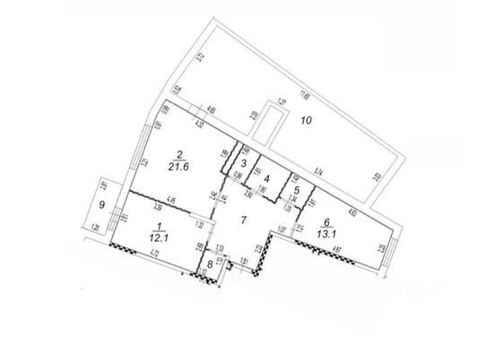 Продажа 2-комнатной квартиры 67,6 м², 10/17 этаж