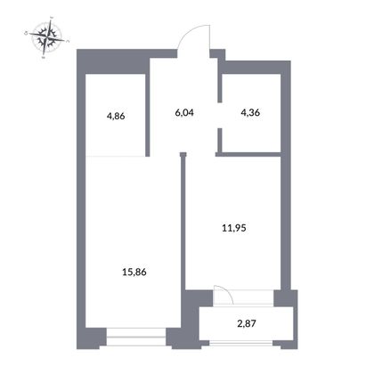 Продажа 2-комнатной квартиры 43,1 м², 9/27 этаж