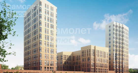 Продажа 1-комнатной квартиры 43,8 м², 18/22 этаж