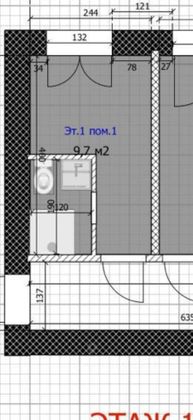 Продажа квартиры-студии 10 м², 1/5 этаж