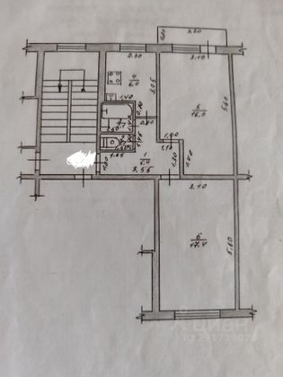 Продажа 2-комнатной квартиры 47,6 м², 5/5 этаж