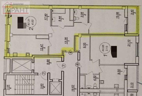 Продажа 2-комнатной квартиры 73,5 м², 13/16 этаж