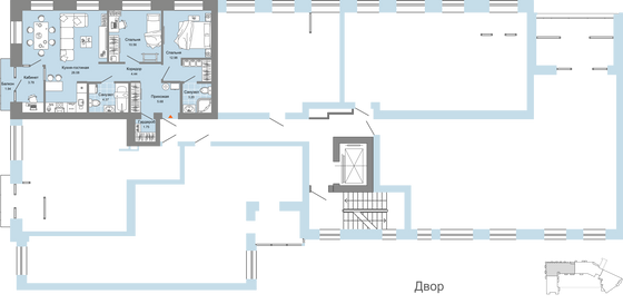 Продажа 3-комнатной квартиры 74 м², 5/7 этаж