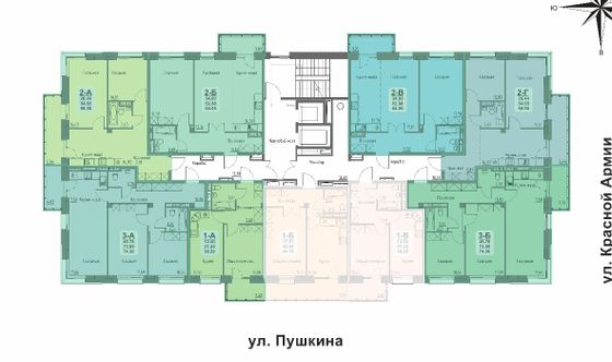 Продажа 2-комнатной квартиры 64 м², 14/17 этаж