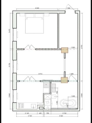 Продажа 2-комнатной квартиры 60 м², 2/5 этаж