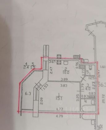 Продажа 1-комнатной квартиры 33 м², 8/17 этаж