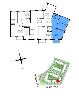 Продажа 3-комнатной квартиры 70 м², 4/5 этаж