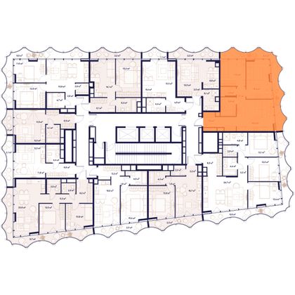 Продажа 2-комнатной квартиры 67,5 м², 13/23 этаж