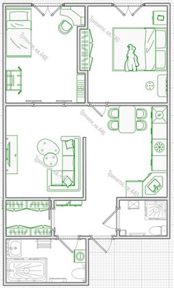 Продажа 2-комнатной квартиры 52,6 м², 6/24 этаж