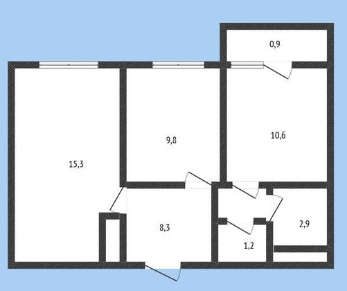 Продажа 2-комнатной квартиры 48 м², 12/24 этаж