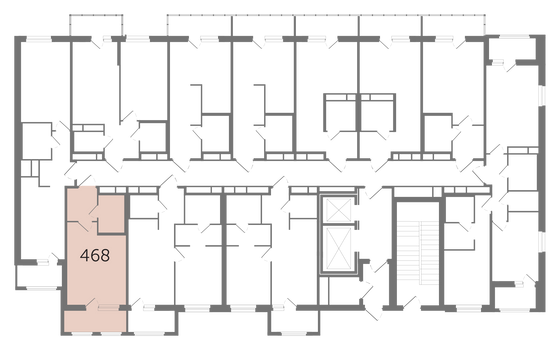 Продажа квартиры-студии 25,8 м², 11/12 этаж