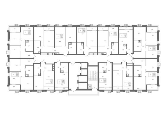 Продажа 1-комнатной квартиры 41,4 м², 3/23 этаж