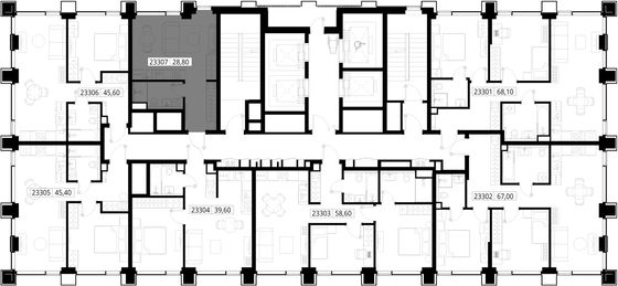 Продажа квартиры-студии 28,8 м², 33/36 этаж