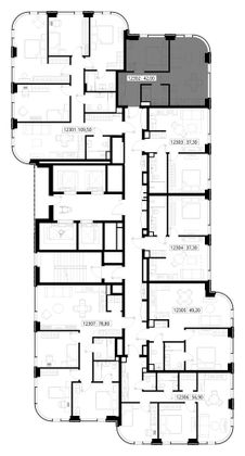 Продажа 1-комнатной квартиры 42 м², 23/30 этаж