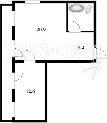 Продажа 2-комнатной квартиры 48,8 м², 2/3 этаж