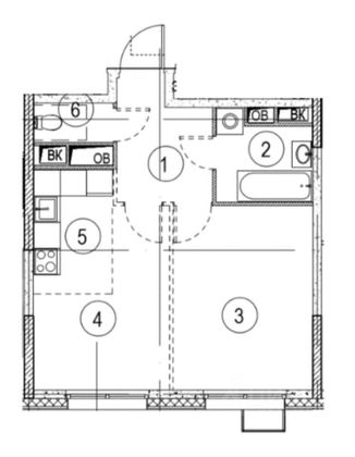 Продажа 2-комнатной квартиры 39,5 м², 17/29 этаж