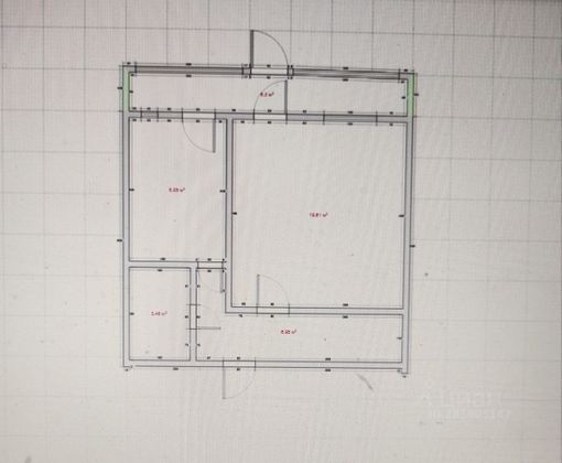 Продажа 1-комнатной квартиры 36 м², 1/14 этаж