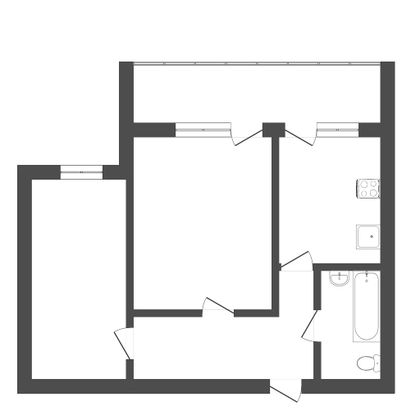 Продажа 2-комнатной квартиры 47,1 м², 2/9 этаж