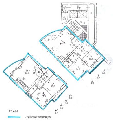 Продажа многокомнатной квартиры 188,1 м², 15/15 этаж