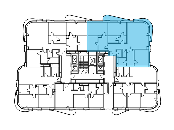 Продажа 3-комнатной квартиры 164,4 м², 3/14 этаж