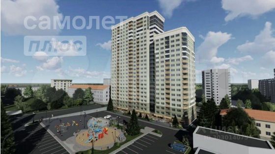 Продажа 1-комнатной квартиры 44,3 м², 6/25 этаж