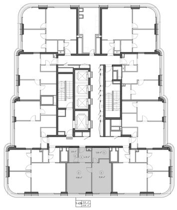 Продажа 1-комнатной квартиры 45 м², 47/53 этаж