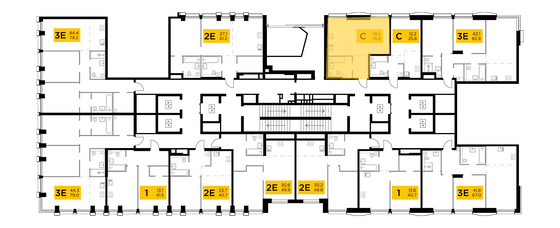 Продажа 1-комнатной квартиры 36,6 м², 7/35 этаж