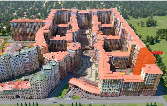 Продажа 1-комнатной квартиры 36,6 м², 3/16 этаж