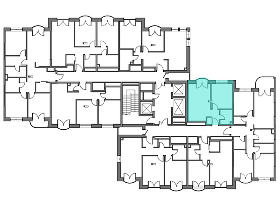 Продажа 1-комнатной квартиры 40,2 м², 14/21 этаж