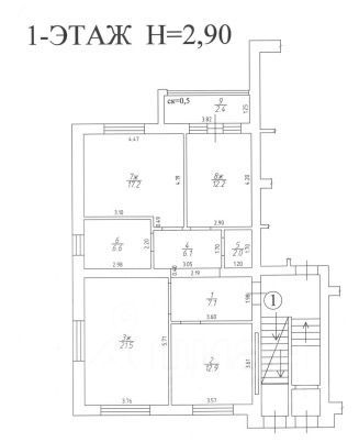 Продажа 3-комнатной квартиры 85,6 м², 1/5 этаж