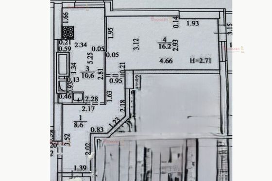 Продажа 1-комнатной квартиры 41 м², 29/32 этаж