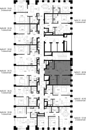 Продажа 2-комнатной квартиры 48,9 м², 6/26 этаж