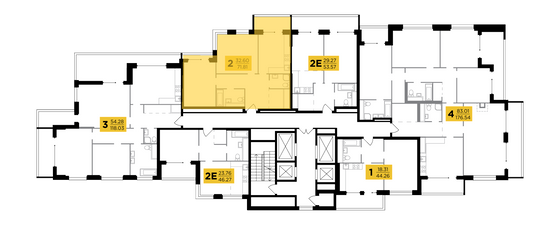 Продажа 2-комнатной квартиры 71,8 м², 29/29 этаж