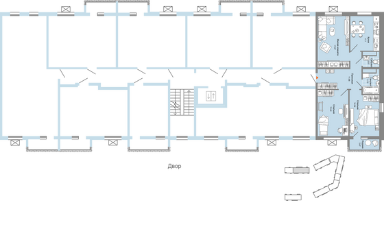 Продажа 3-комнатной квартиры 77 м², 5/7 этаж