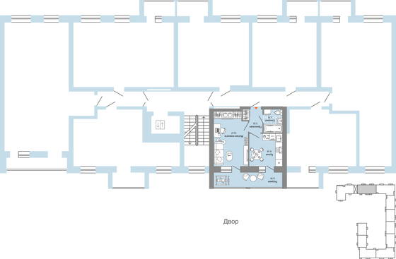 Продажа 1-комнатной квартиры 36 м², 6/8 этаж