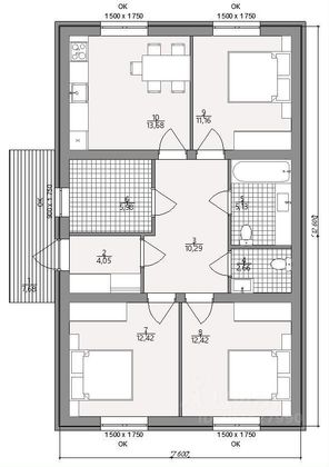 Продажа дома, 86 м², с участком 8 соток