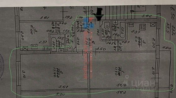 Продажа 2-комнатной квартиры 50,3 м², 2/5 этаж