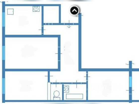 Продажа 3-комнатной квартиры 63 м², 4/5 этаж